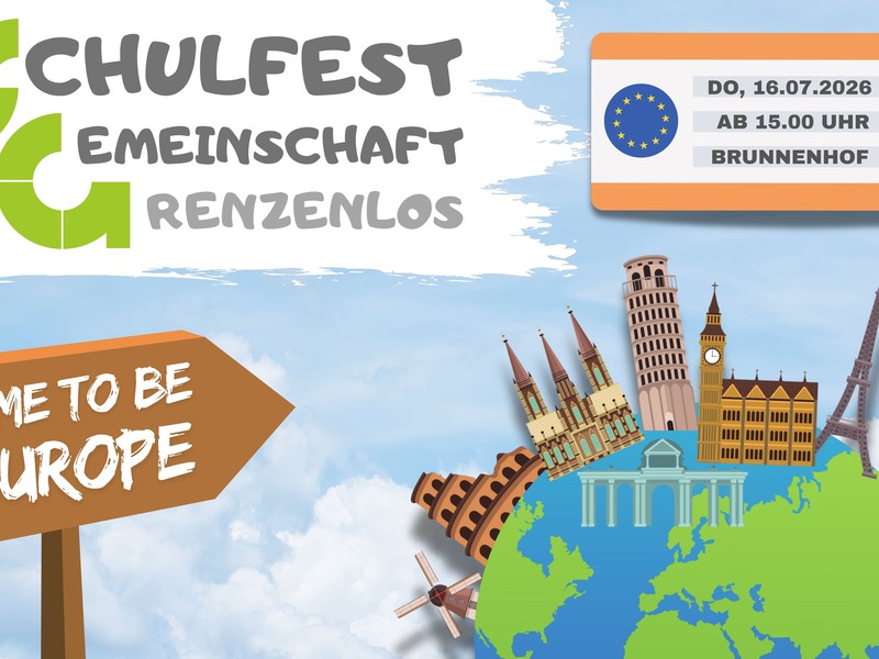 Schulfest am SG - Time to be Europe